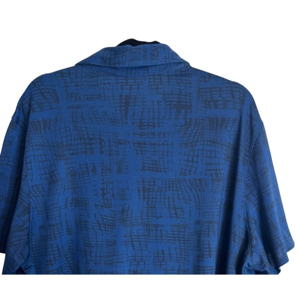 NWT VRST XXL Mens Blue Graphic Polo Golf Shirt Moisture-Wicking & Breathable - Picture 10 of 15